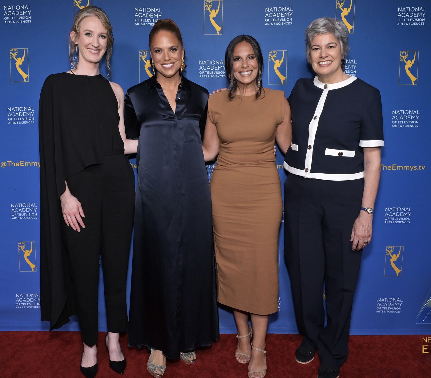 Jessica Jallings Gomez with the Matter of Fact team at the News & Documentary Emmy Awards